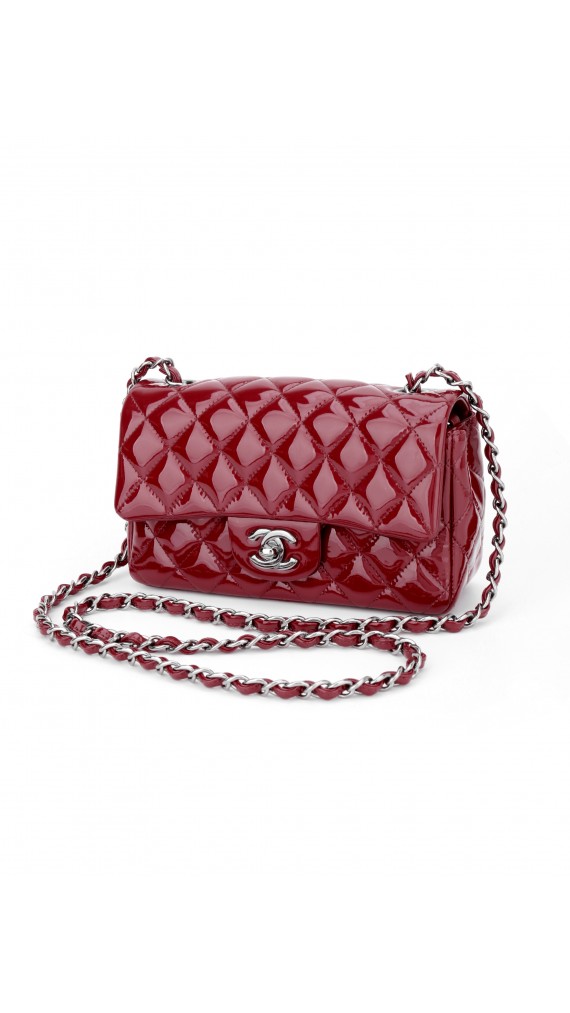 Chanel Classic Mini Flap Bag Patent Leather