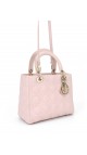 Lady Dior Medium Rose Shoulder Bag