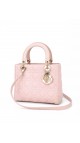 Lady Dior Medium Rose Shoulder Bag