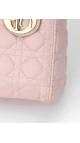 Lady Dior Medium Rose Shoulder Bag