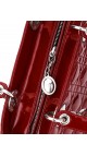 Lady Dior Patent Red Shoulder Bag