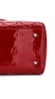 Lady Dior Patent Red Shoulder Bag