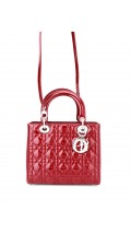 Lady Dior Patent Bag Size Medium