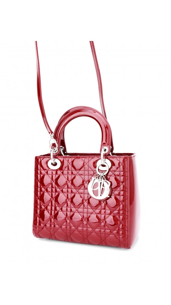 Lady Dior Patent Bag Size Medium