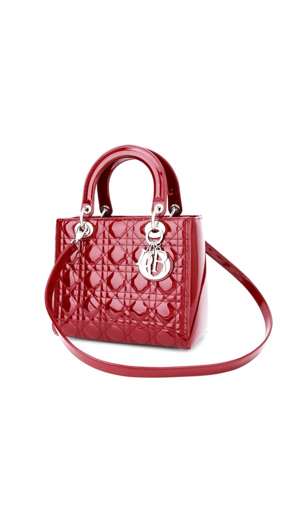 Lady Dior Patent Bag Size Medium