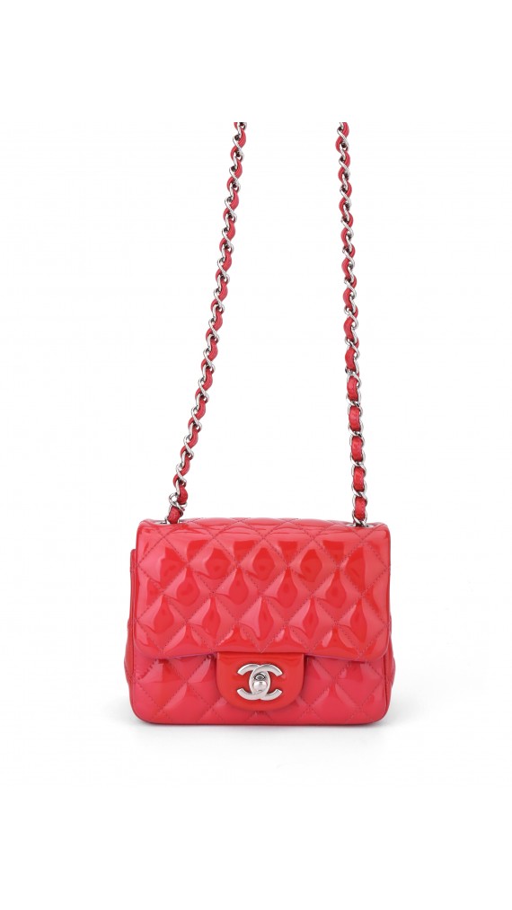 Chanel Patent Classic Square Mini Flap Bag