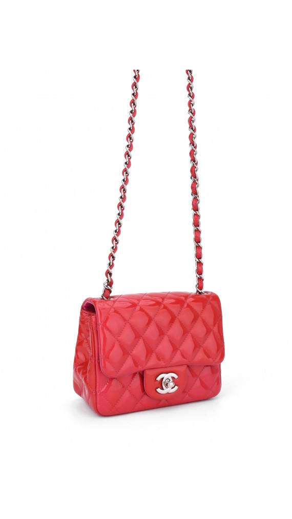 Chanel Patent Classic Square Mini Flap Bag