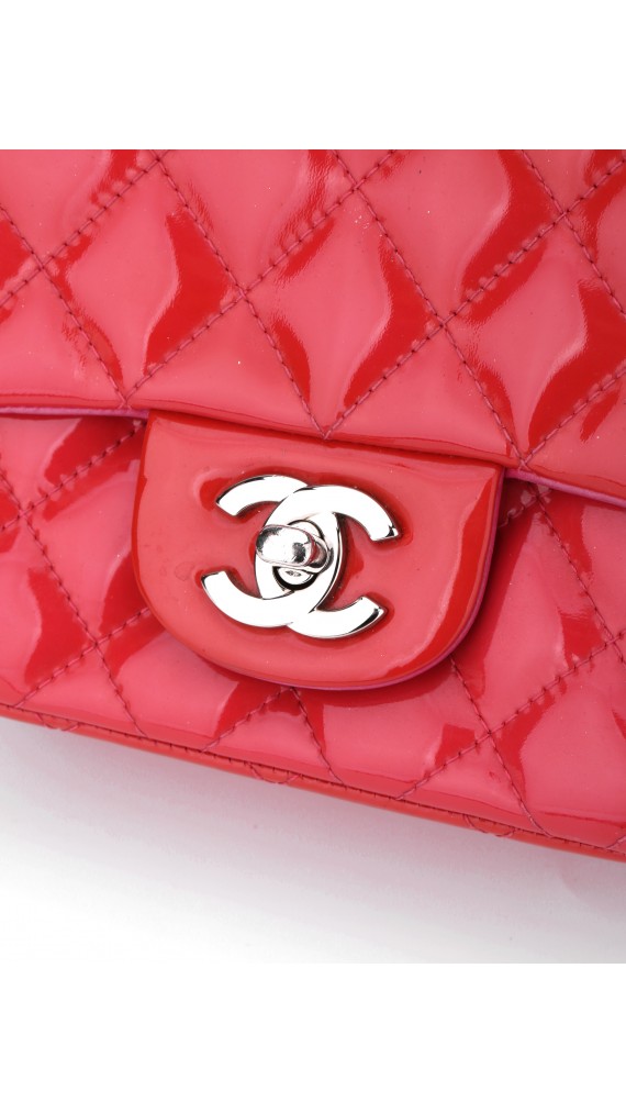 Chanel Patent Classic Square Mini Flap Bag