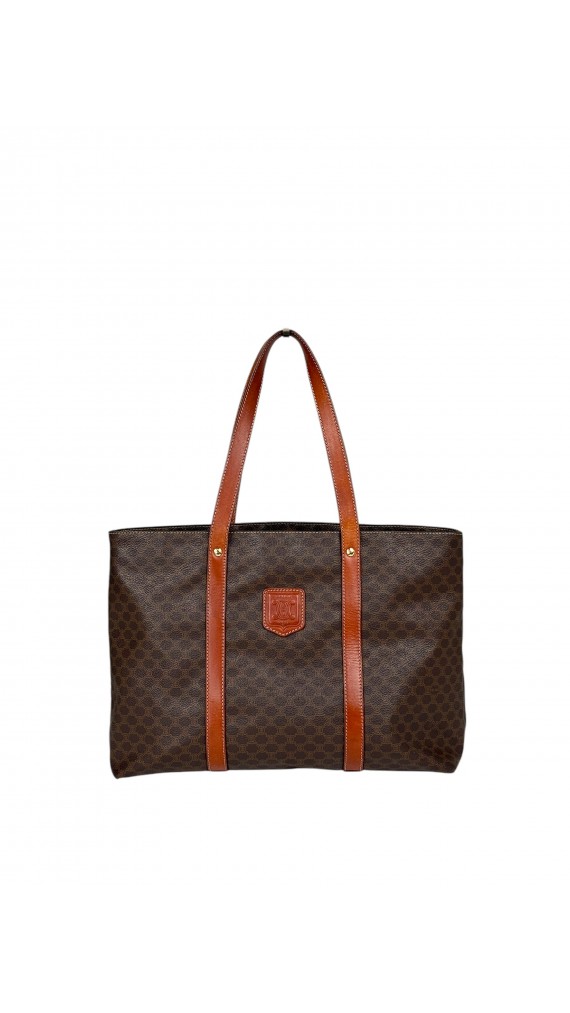 Celine Macadam Canvas Tote Bag