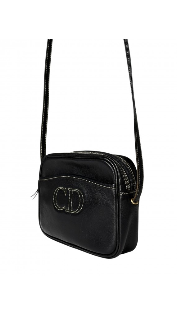 Vintage Christian Dior Crossbody Shoulder Bag