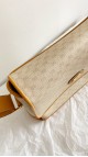 Gucci vintage canvas crossbody bag