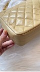 Chanel Vintage Half Moon Single Flap Bag