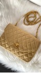 Chanel Vintage Half Moon Single Flap Bag